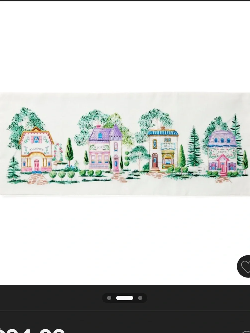 Lenox Spice Village Embroidered Centerpiece